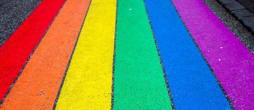 rainbow street art